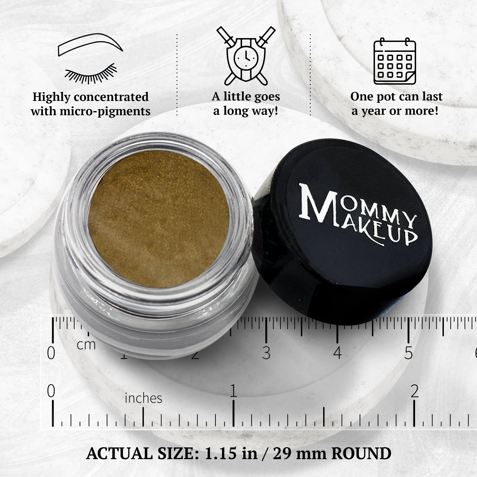 Olive It Up Stay Put Waterproof Gel Eyeliner w/ Micropigments - RFE Marketing Ventures