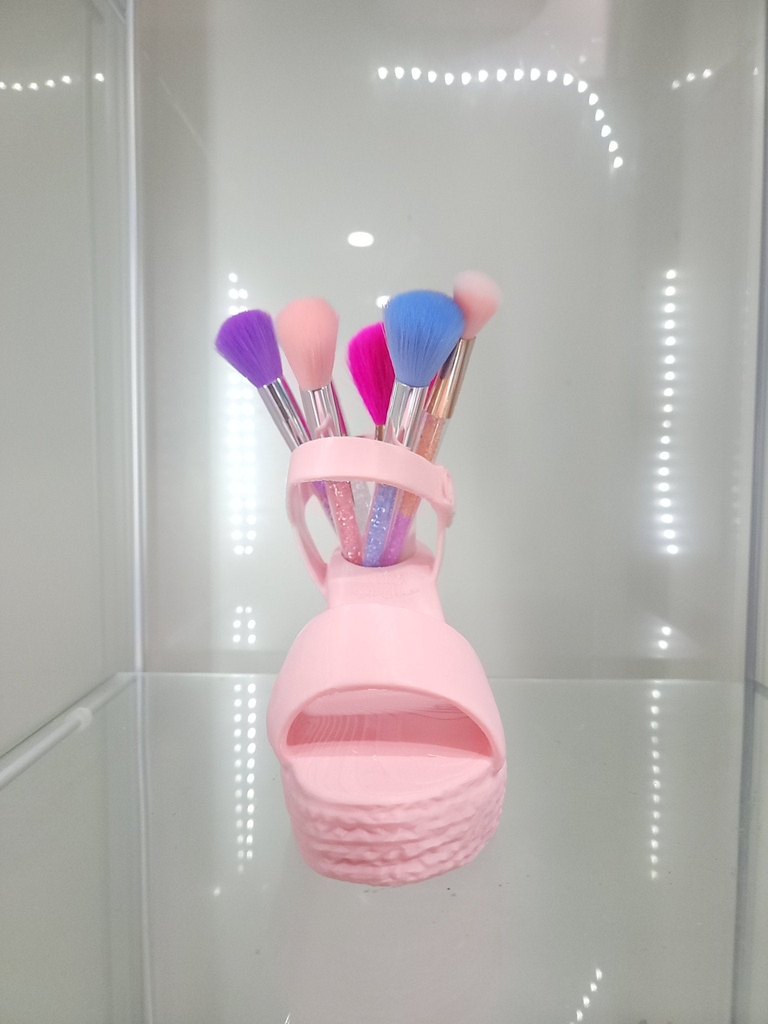 Glam Wedge Shoe Brush Holder - Step Into Style! - RFE Marketing Ventures
