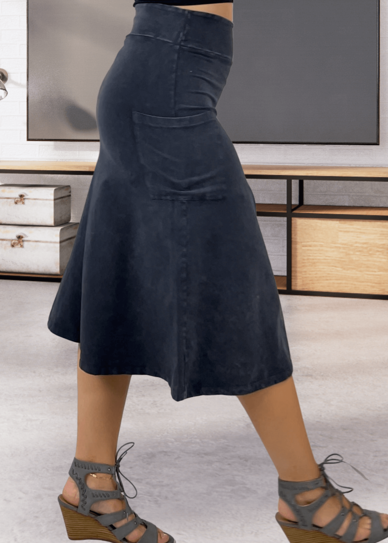 Alyssa Cotton Skirt Desert Taupe - Versatile Style for Every Occasion