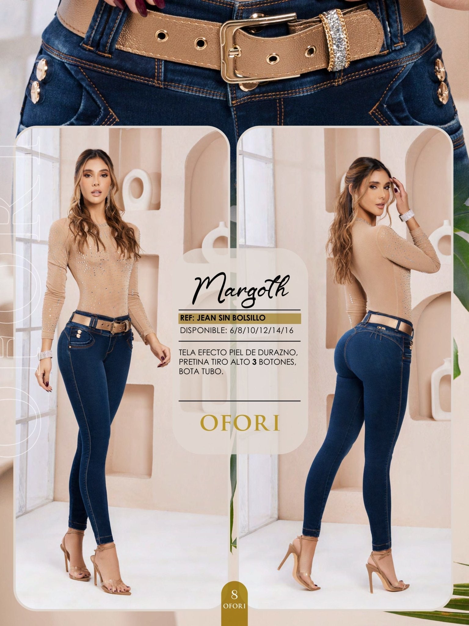 Margoth 100% Authentic Colombian Push Up Jeans - RFE Marketing Ventures