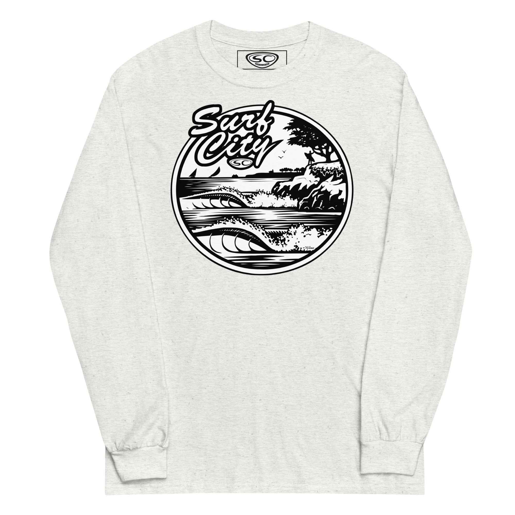 Santa Cruz SC Long Sleeve Shirt - Surf City Style for Men