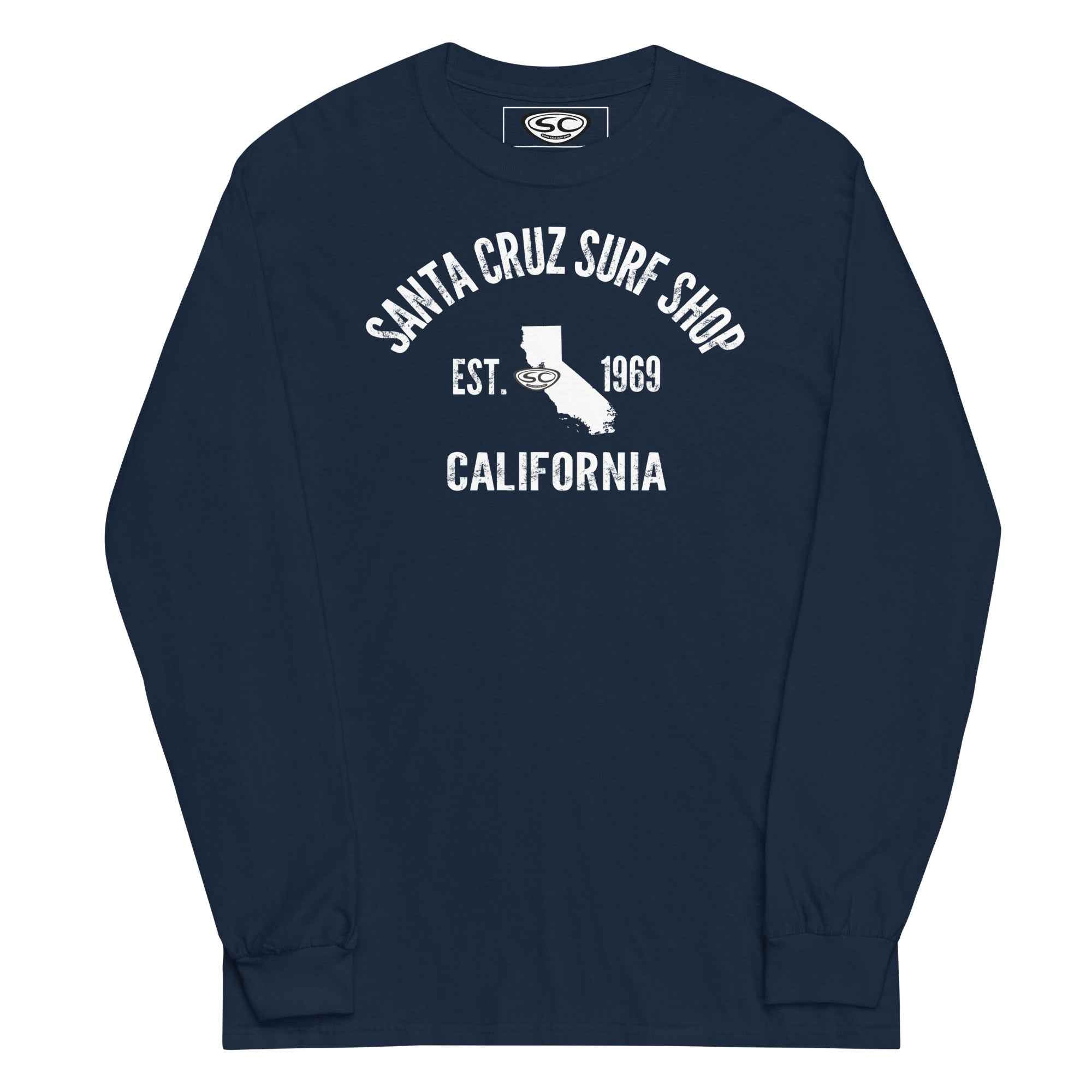 Santa Cruz Surf Long Sleeve Shirt - EST 1969 Men's Long Sleeve Shirt