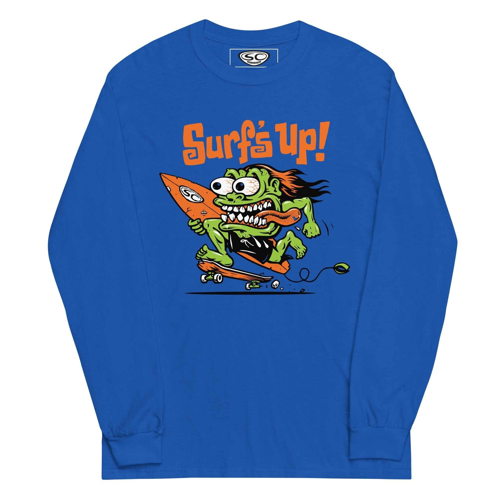 Santa Cruz Monster Long Sleeve Shirt - Surf's Up Men's Tee from Santa Cruz Surf Shop