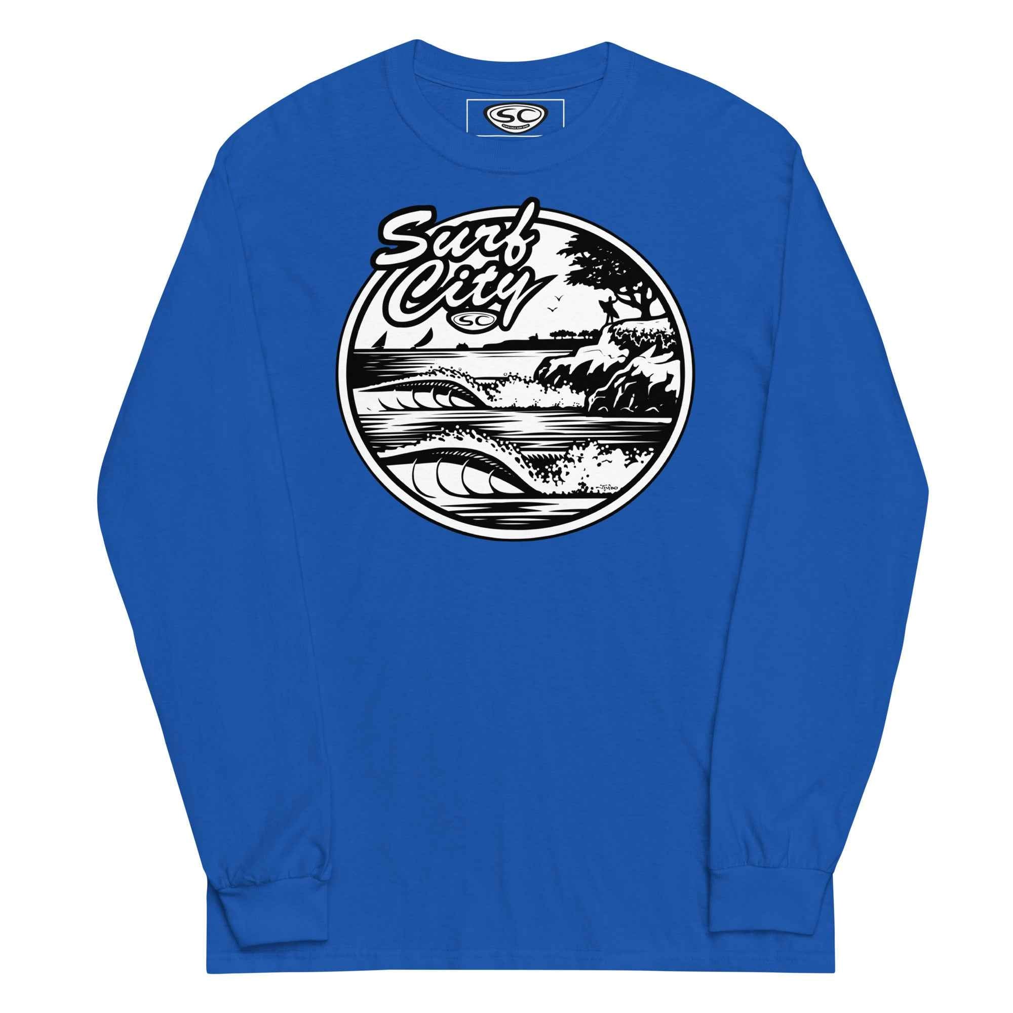 Santa Cruz SC Long Sleeve Shirt - Surf City Style for Men