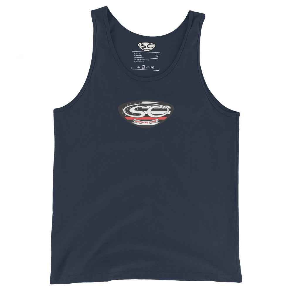 United We Stand Tank Top for Patriotic Men’s Style