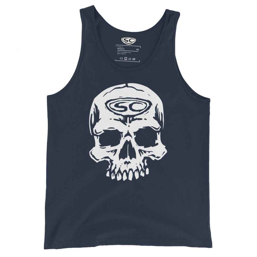 SC Skull Men's Tank Top - Unique Graphic Tank for Bold Style