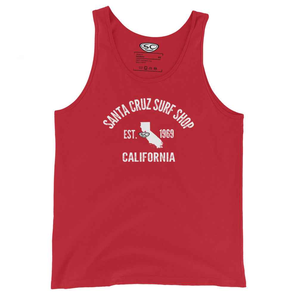 Santa Cruz Surf Shop Tank Top for Men - Since 1969