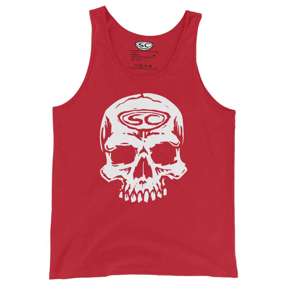 SC Skull Men's Tank Top - Unique Graphic Tank for Bold Style