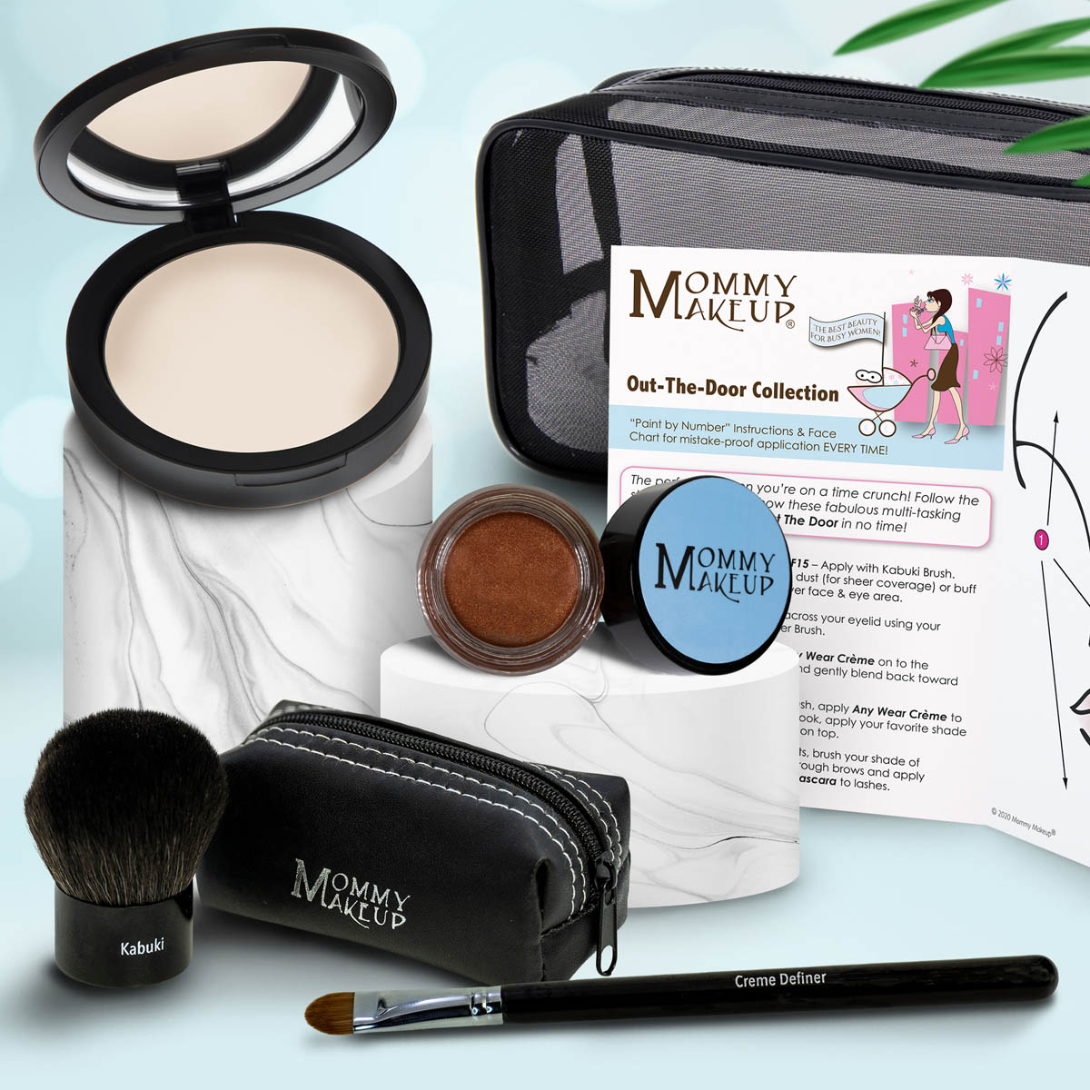 Out The Door Collection | Travel-friendly, Multi-tasking,Talc-free Makeup Set - RFE Marketing Ventures
