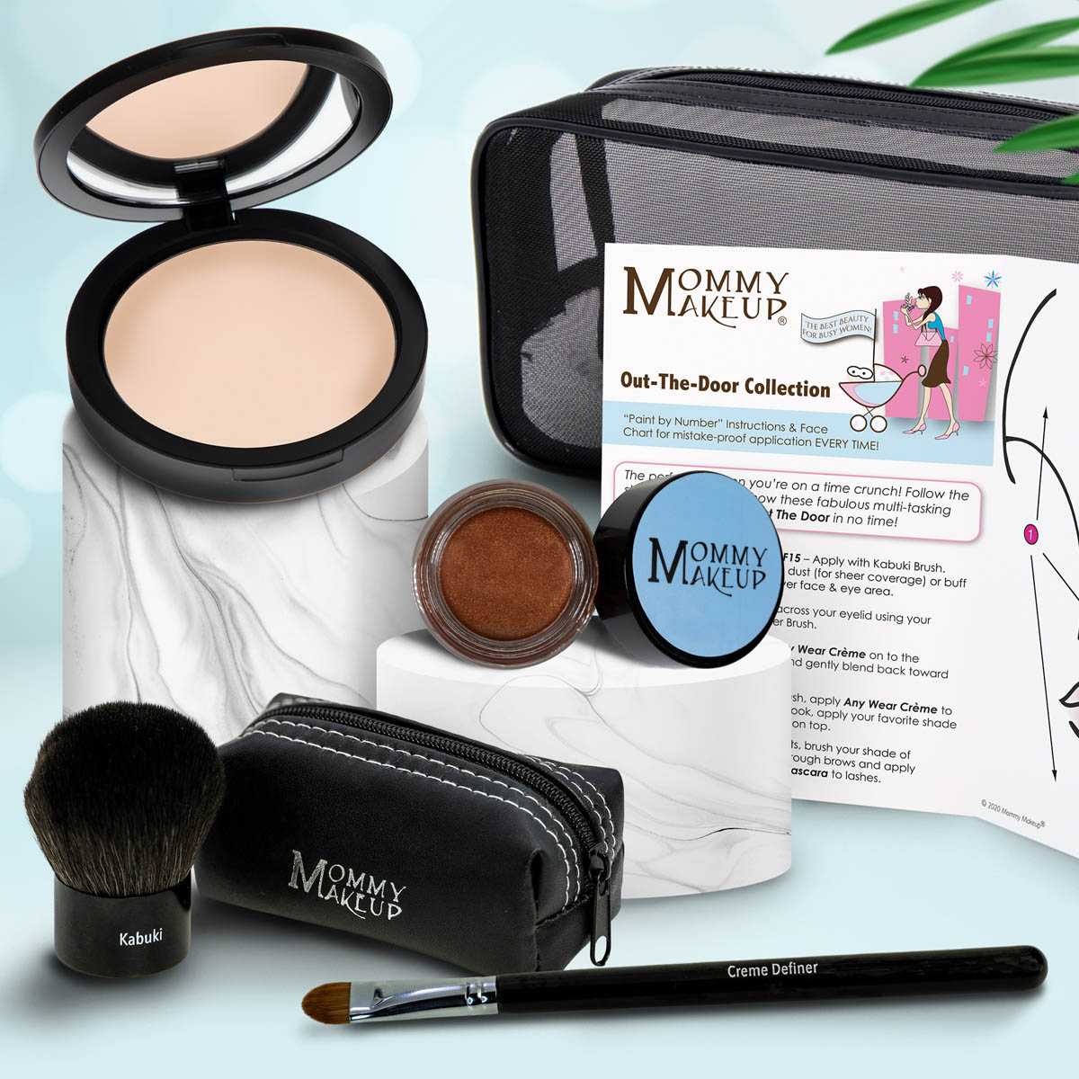 Out The Door Collection | Travel-friendly, Multi-tasking,Talc-free Makeup Set - RFE Marketing Ventures