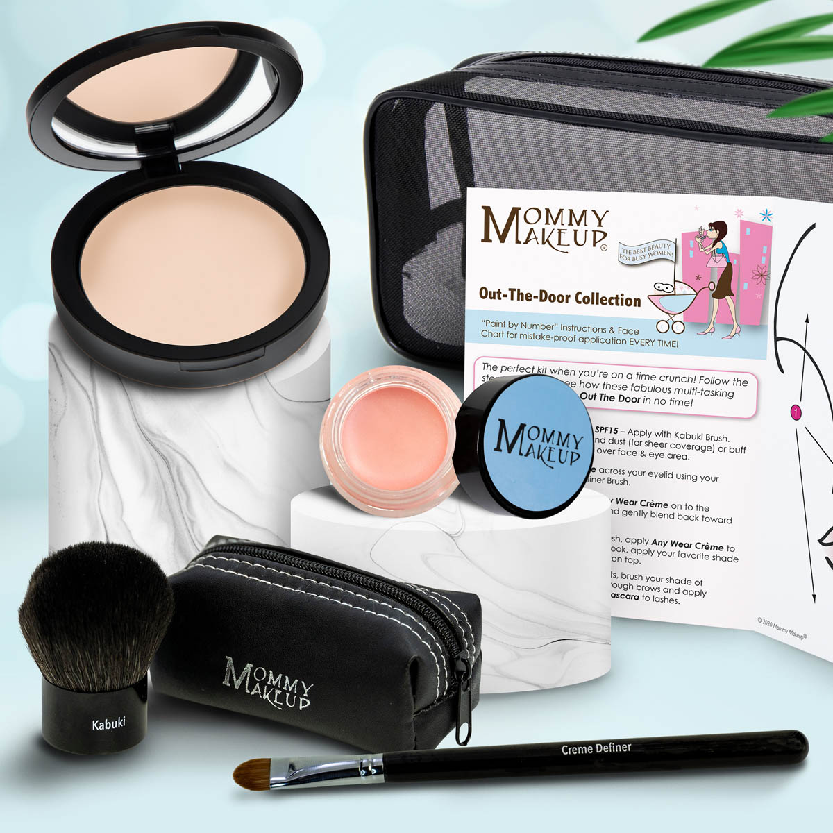 Out The Door Collection | Travel-friendly, Multi-tasking,Talc-free Makeup Set - RFE Marketing Ventures