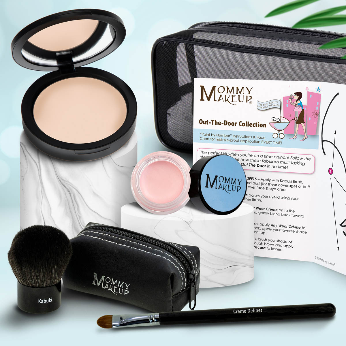 Out The Door Collection | Travel-friendly, Multi-tasking,Talc-free Makeup Set - RFE Marketing Ventures
