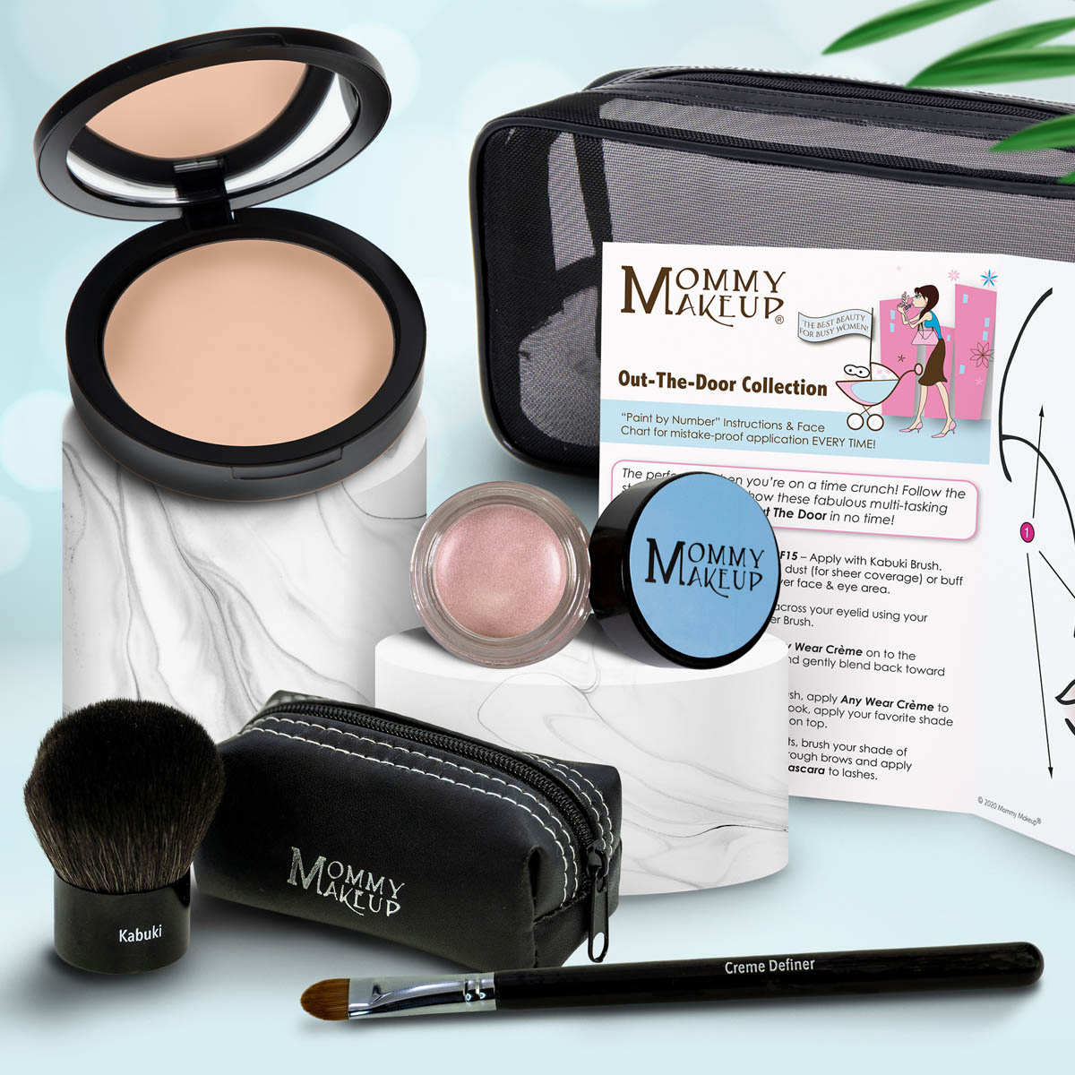 Out The Door Collection | Travel-friendly, Multi-tasking,Talc-free Makeup Set - RFE Marketing Ventures