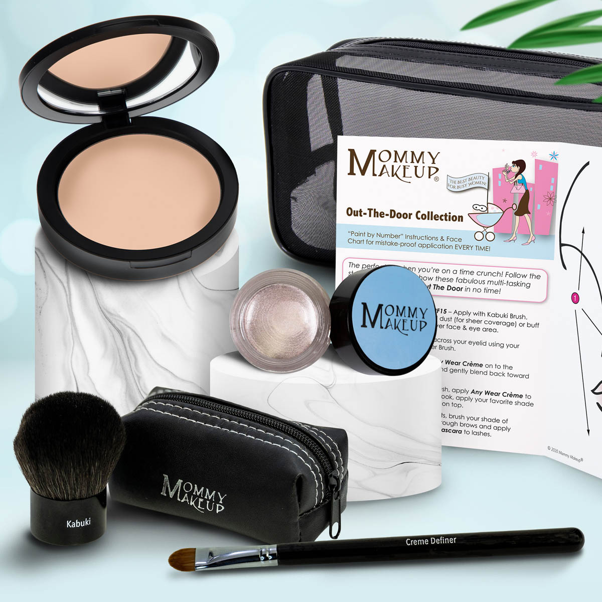 Out The Door Collection | Travel-friendly, Multi-tasking,Talc-free Makeup Set - RFE Marketing Ventures