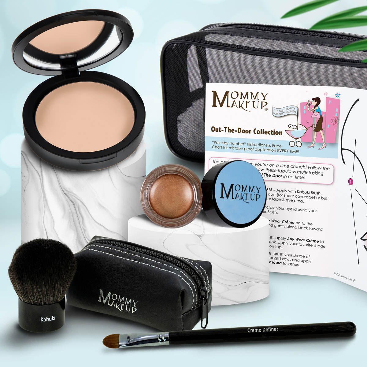 Out The Door Collection | Travel-friendly, Multi-tasking,Talc-free Makeup Set - RFE Marketing Ventures