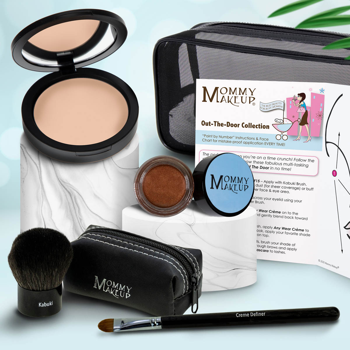 Out The Door Collection | Travel-friendly, Multi-tasking,Talc-free Makeup Set - RFE Marketing Ventures