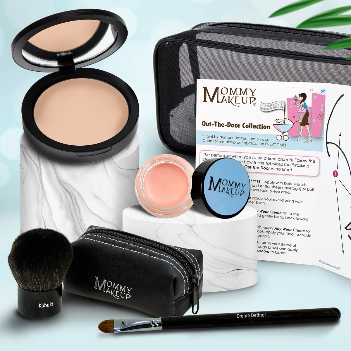 Out The Door Collection | Travel-friendly, Multi-tasking,Talc-free Makeup Set - RFE Marketing Ventures