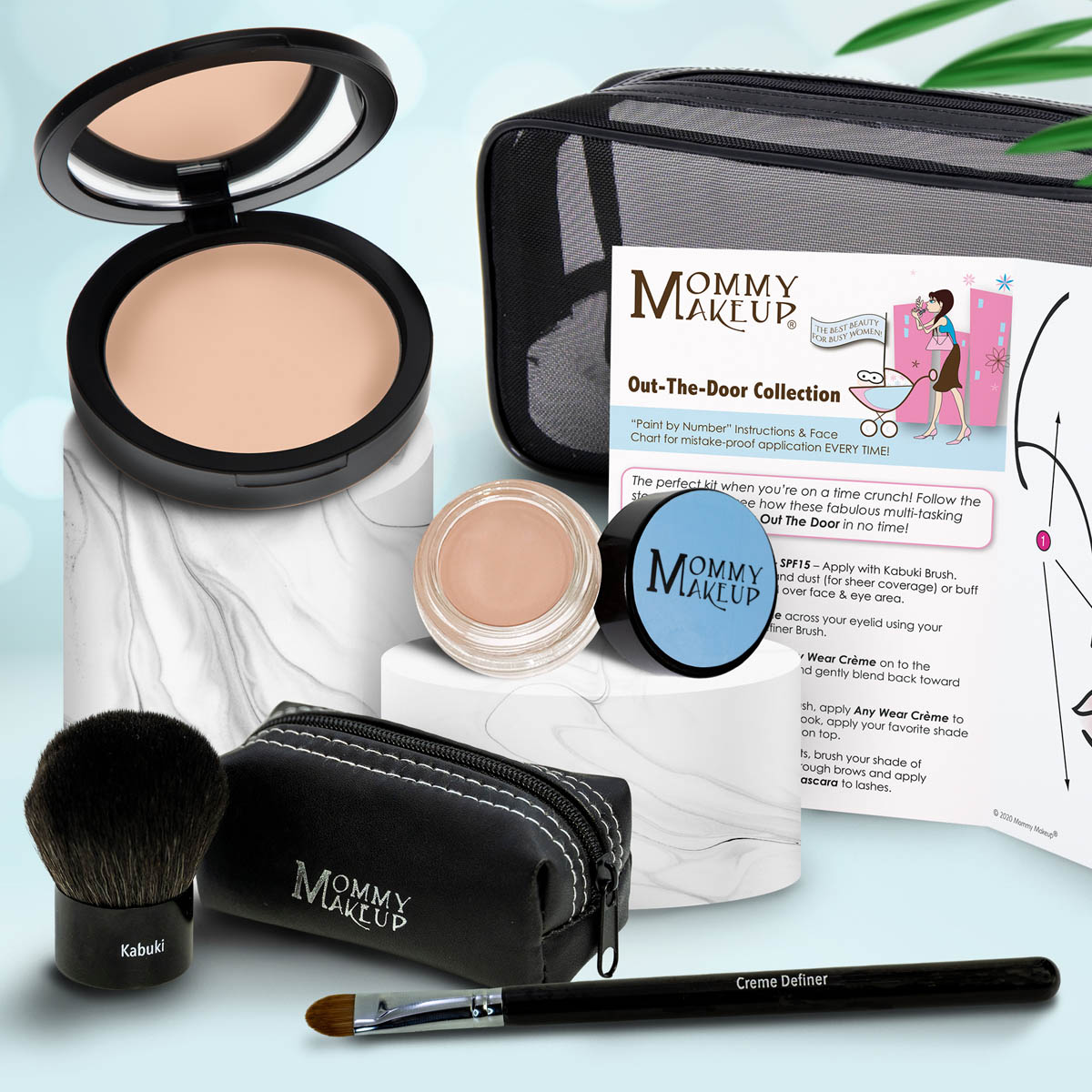 Out The Door Collection | Travel-friendly, Multi-tasking,Talc-free Makeup Set - RFE Marketing Ventures