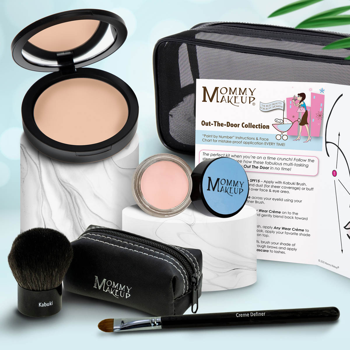 Out The Door Collection | Travel-friendly, Multi-tasking,Talc-free Makeup Set - RFE Marketing Ventures