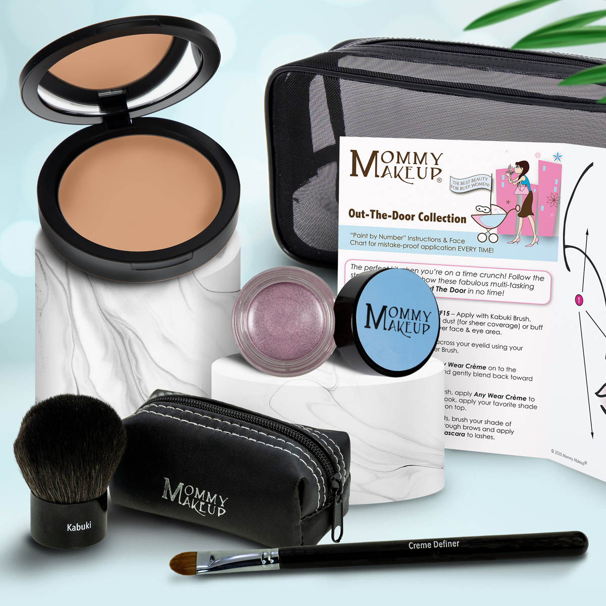Out The Door Makeup Set | Travel-Friendly, Multi-Tasking, Talc-Free Collection