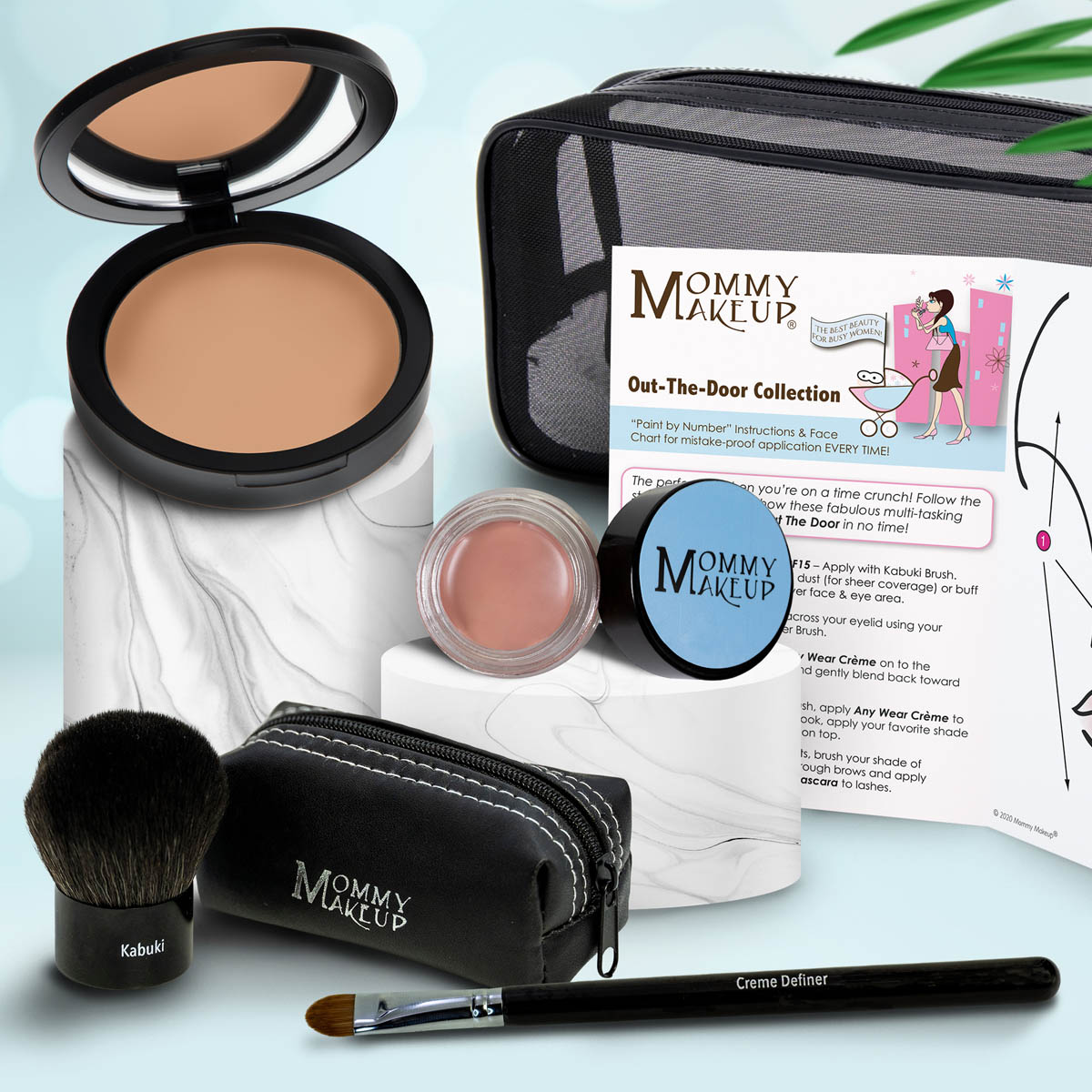 Out The Door Makeup Set | Travel-Friendly, Multi-Tasking, Talc-Free Collection