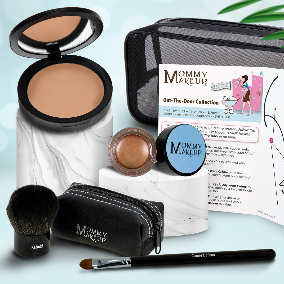 Out The Door Makeup Set | Travel-Friendly, Multi-Tasking, Talc-Free Collection