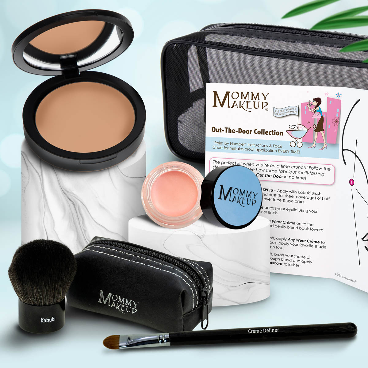 Out The Door Makeup Set | Travel-Friendly, Multi-Tasking, Talc-Free Collection