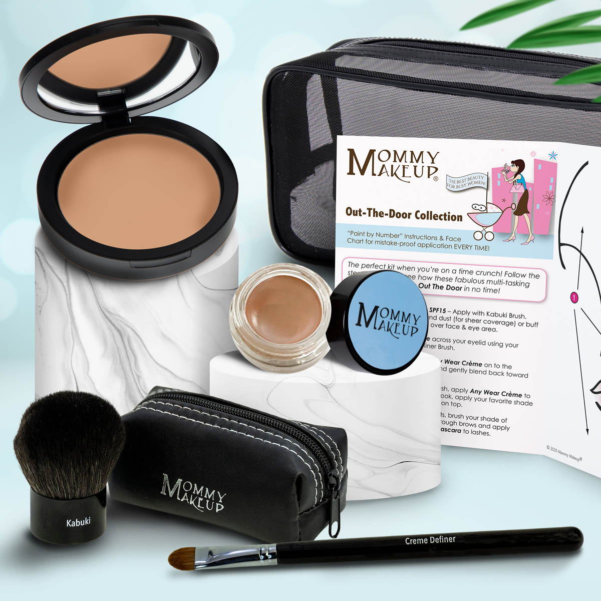 Out The Door Makeup Set | Travel-Friendly, Multi-Tasking, Talc-Free Collection