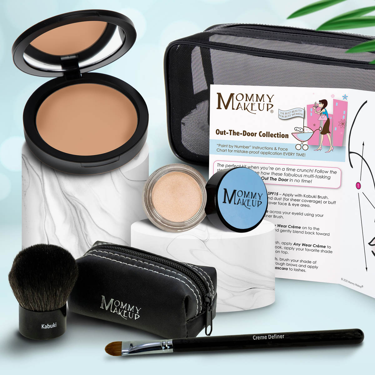 Out The Door Makeup Set | Travel-Friendly, Multi-Tasking, Talc-Free Collection