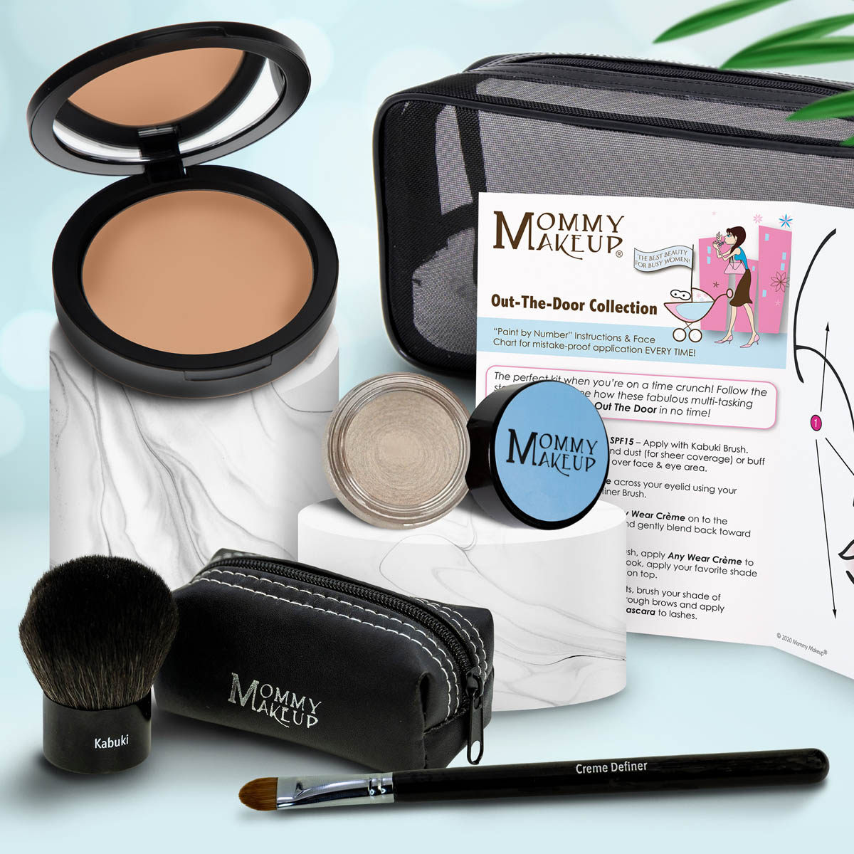 Out The Door Makeup Set | Travel-Friendly, Multi-Tasking, Talc-Free Collection