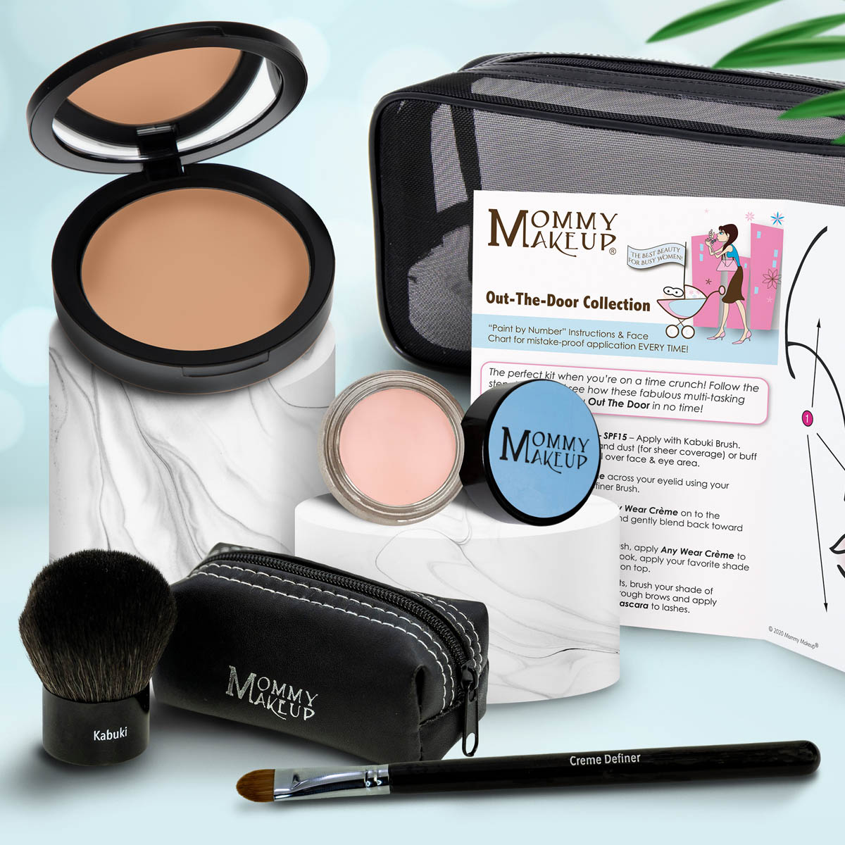 Out The Door Makeup Set | Travel-Friendly, Multi-Tasking, Talc-Free Collection