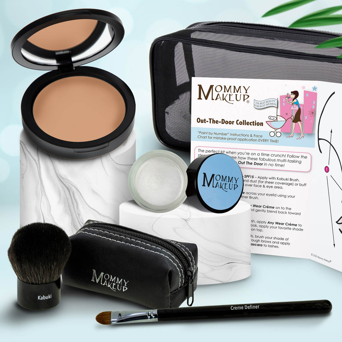 Out The Door Makeup Set | Travel-Friendly, Multi-Tasking, Talc-Free Collection