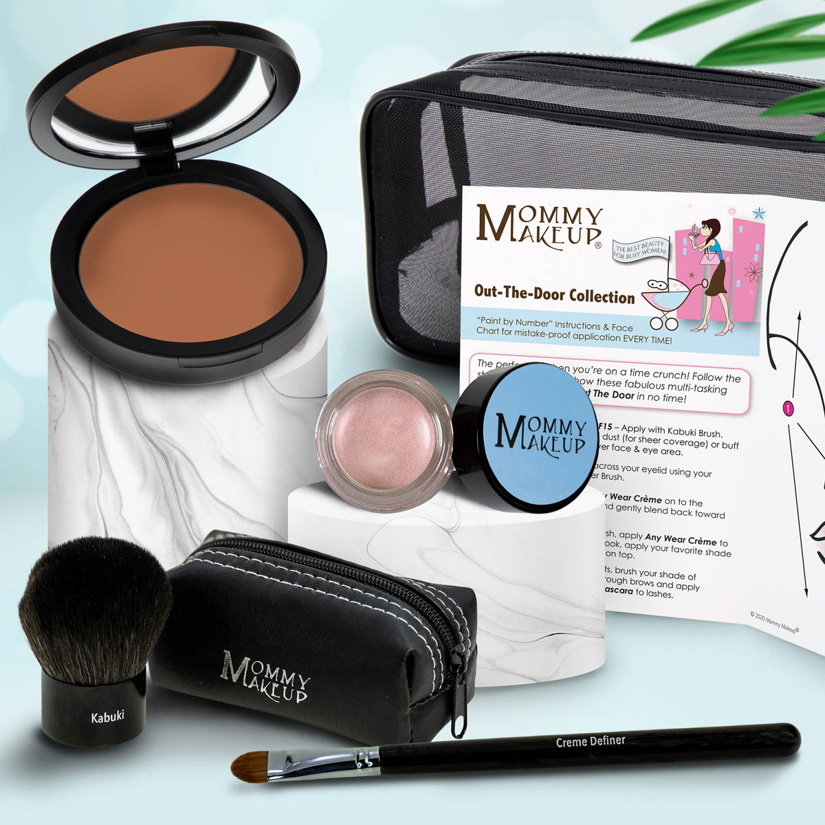 Out The Door Makeup Set | Travel-Friendly, Multi-Tasking, Talc-Free Collection