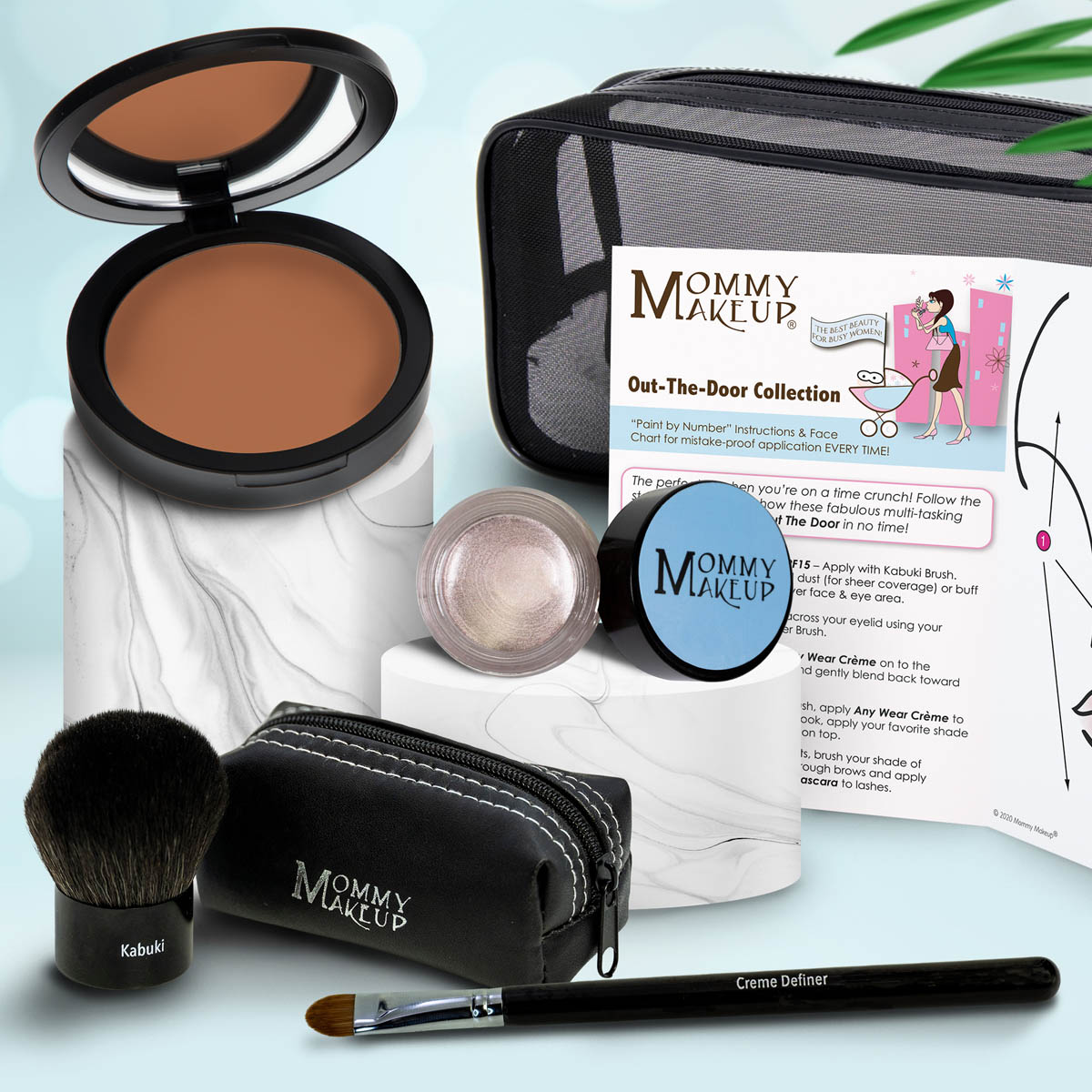 Out The Door Makeup Set | Travel-Friendly, Multi-Tasking, Talc-Free Collection