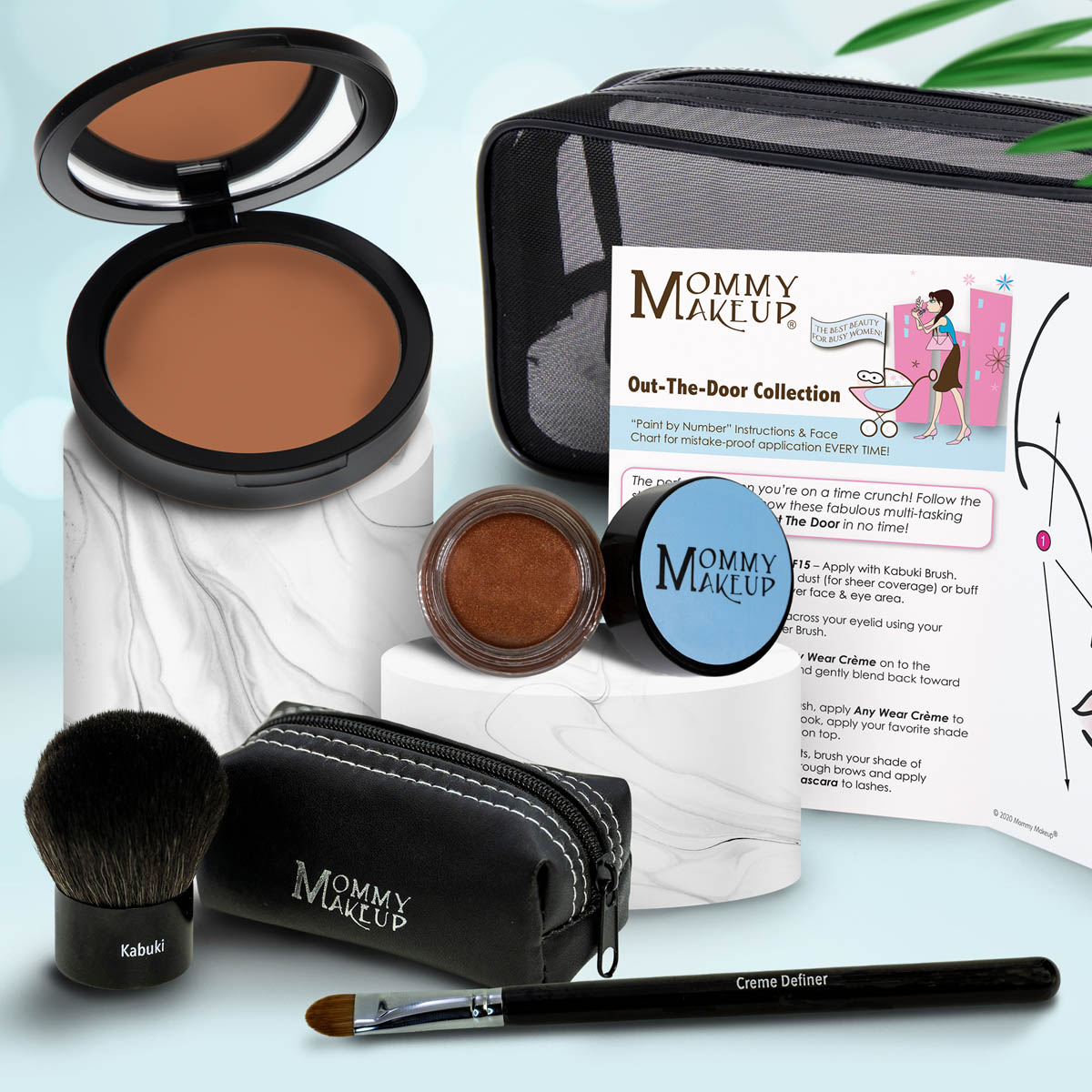 Out The Door Makeup Set | Travel-Friendly, Multi-Tasking, Talc-Free Collection