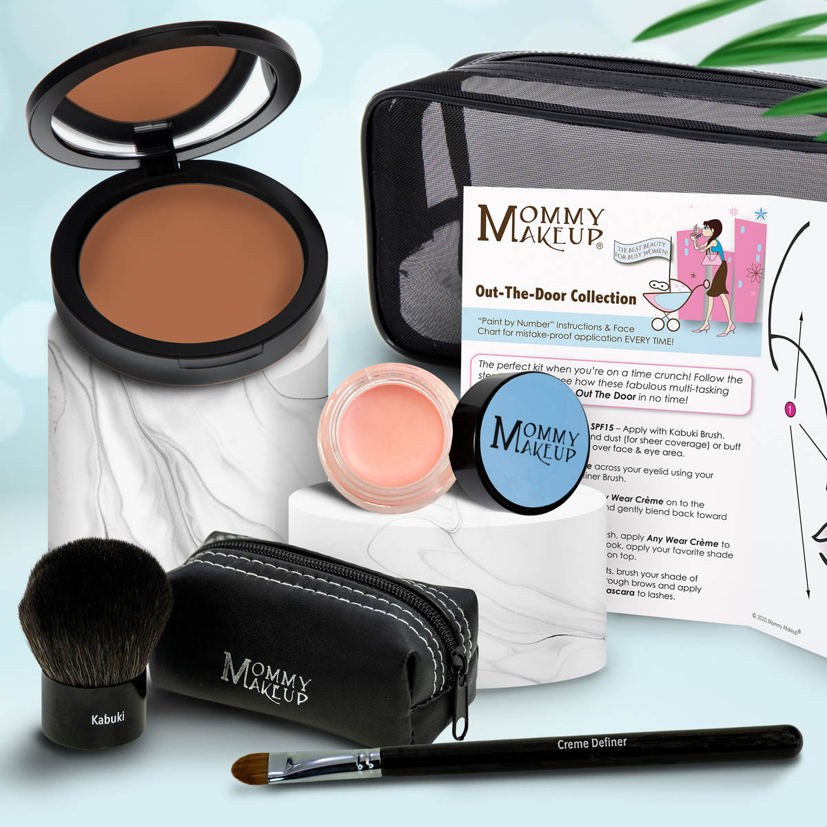 Out The Door Makeup Set | Travel-Friendly, Multi-Tasking, Talc-Free Collection