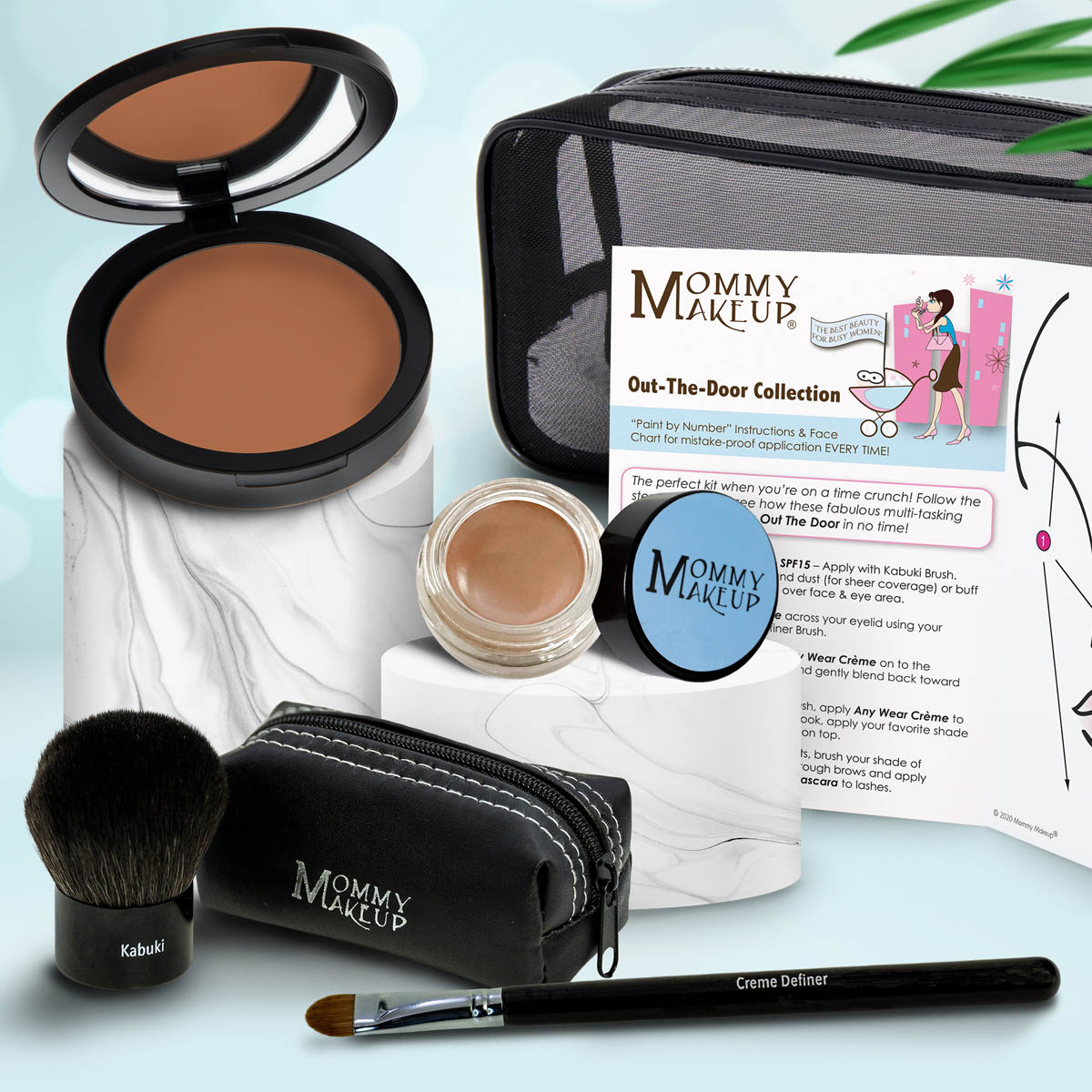 Out The Door Makeup Set | Travel-Friendly, Multi-Tasking, Talc-Free Collection