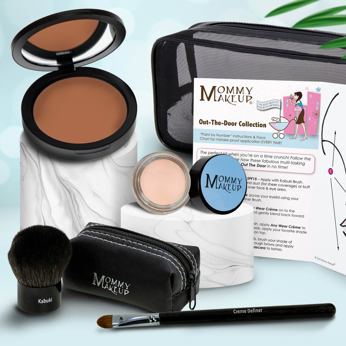 Out The Door Makeup Set | Travel-Friendly, Multi-Tasking, Talc-Free Collection