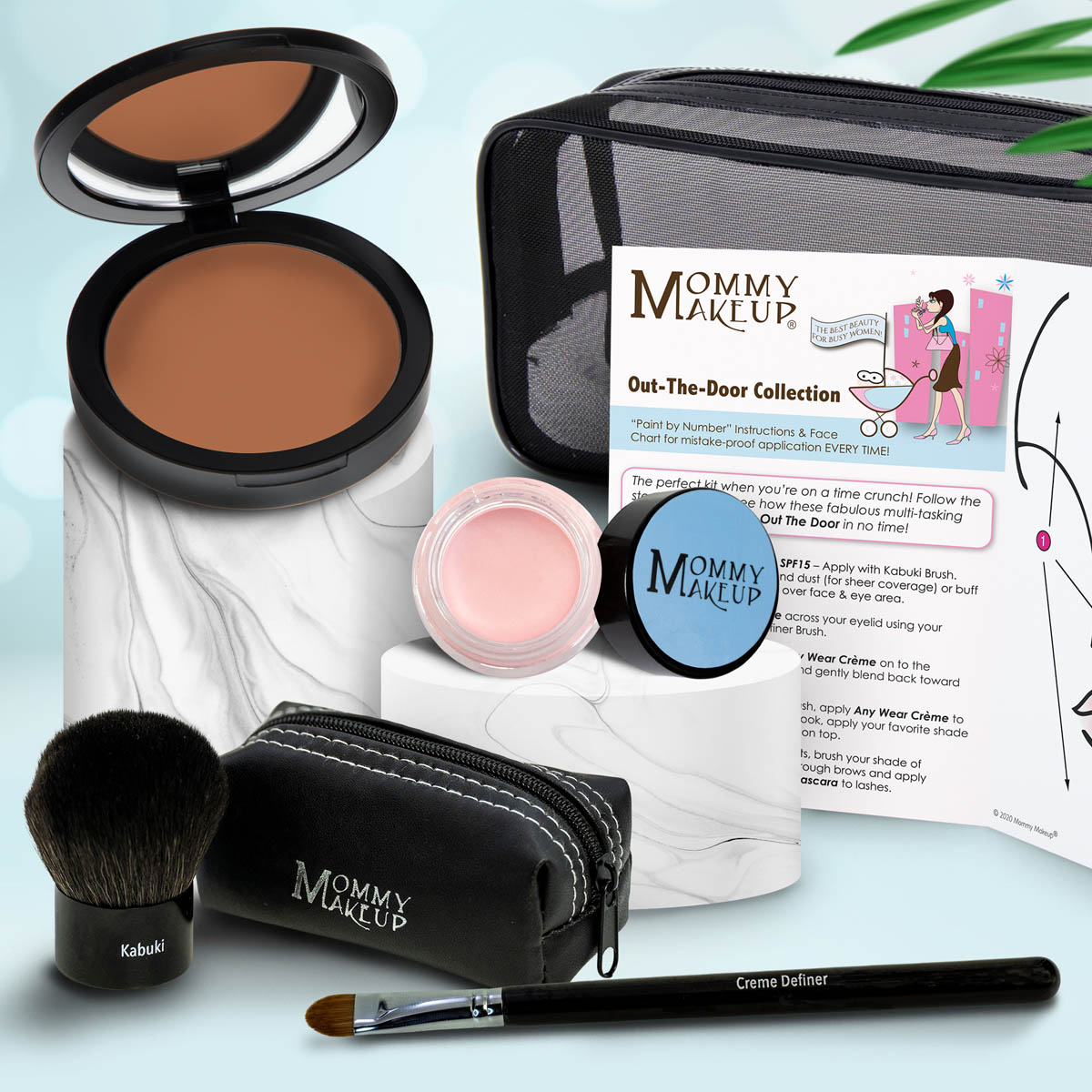 Out The Door Makeup Set | Travel-Friendly, Multi-Tasking, Talc-Free Collection