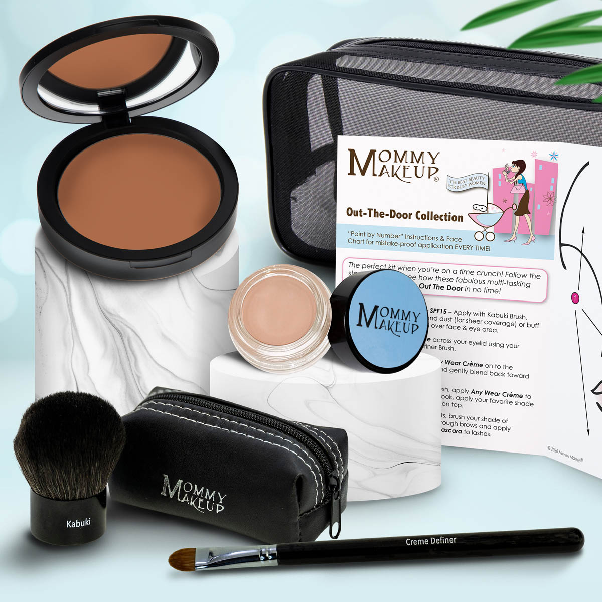 Out The Door Makeup Set | Travel-Friendly, Multi-Tasking, Talc-Free Collection