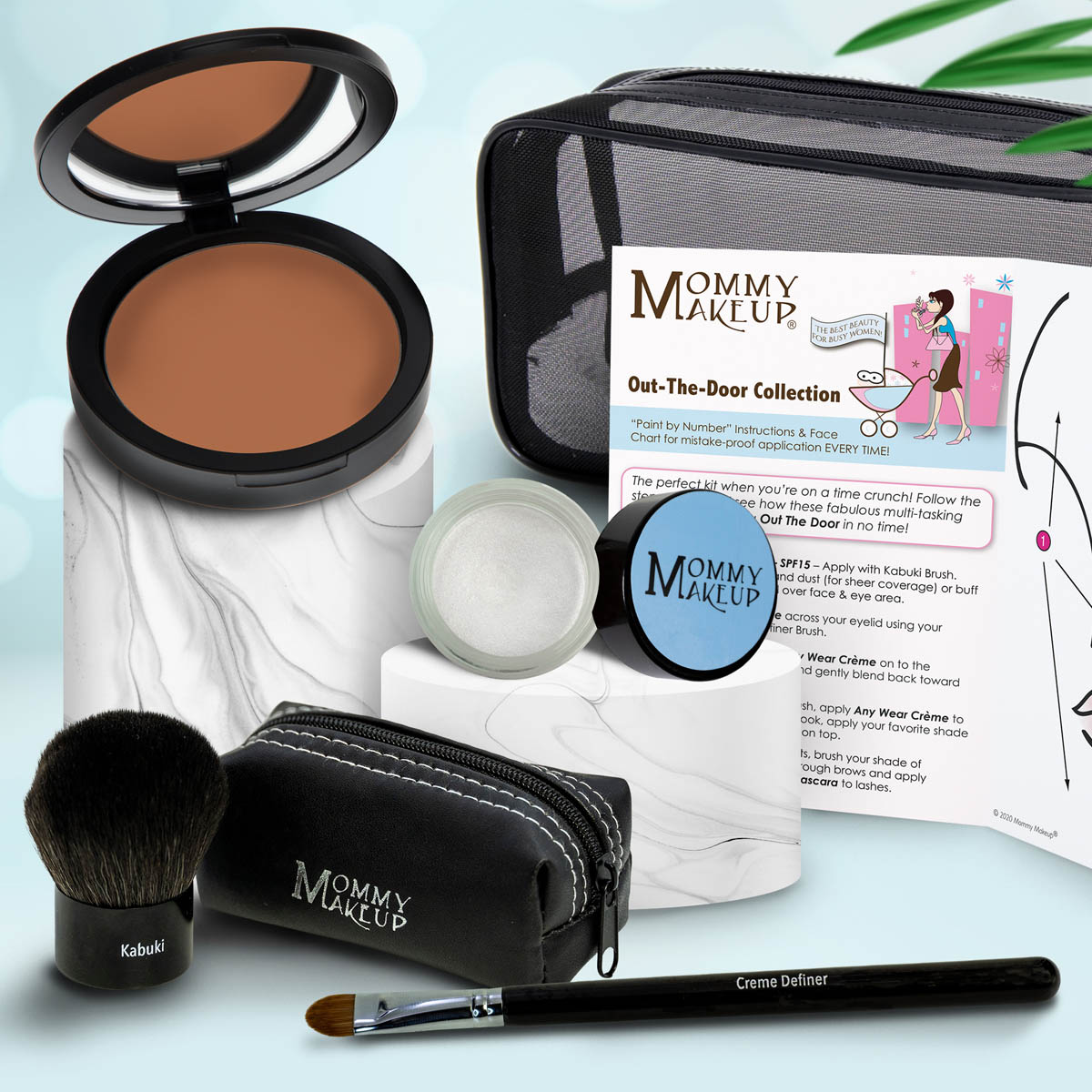 Out The Door Makeup Set | Travel-Friendly, Multi-Tasking, Talc-Free Collection