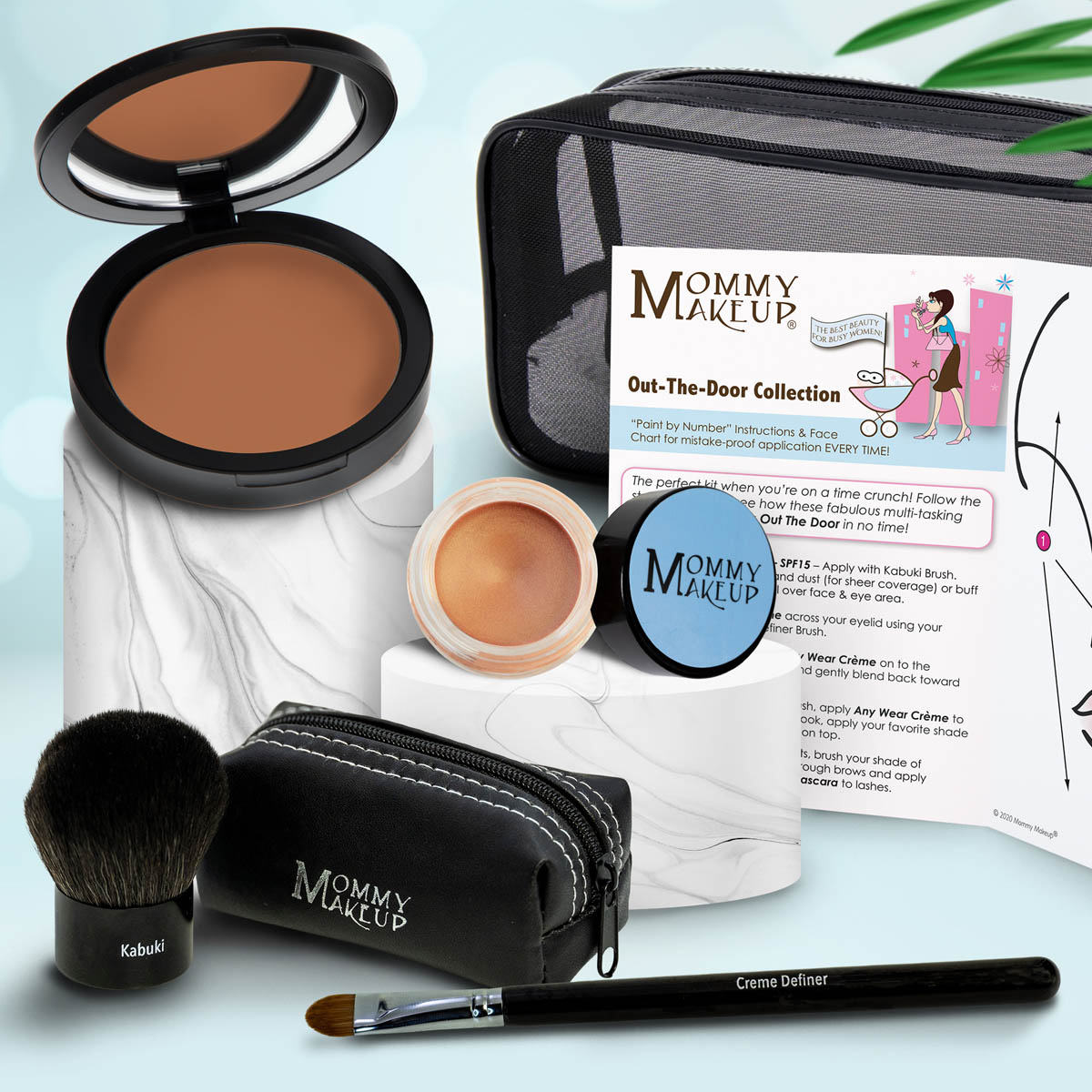 Out The Door Makeup Set | Travel-Friendly, Multi-Tasking, Talc-Free Collection