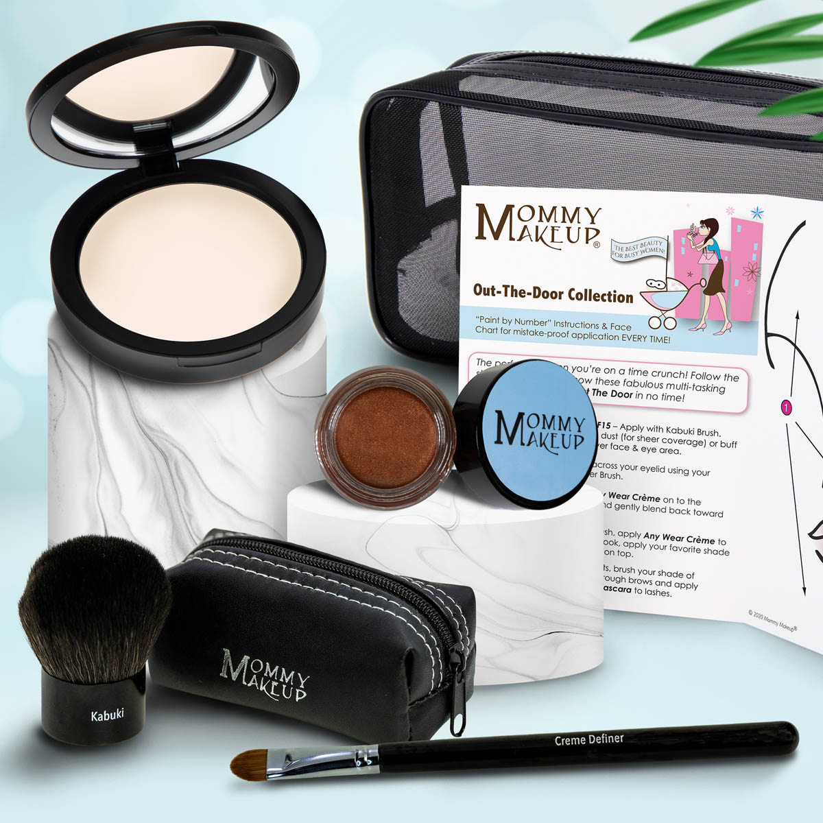 Out The Door Makeup Set | Travel-Friendly, Multi-Tasking, Talc-Free Collection