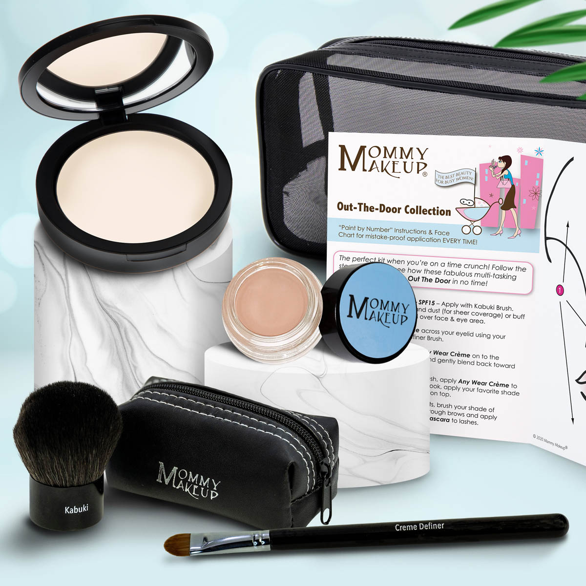 Out The Door Makeup Set | Travel-Friendly, Multi-Tasking, Talc-Free Collection