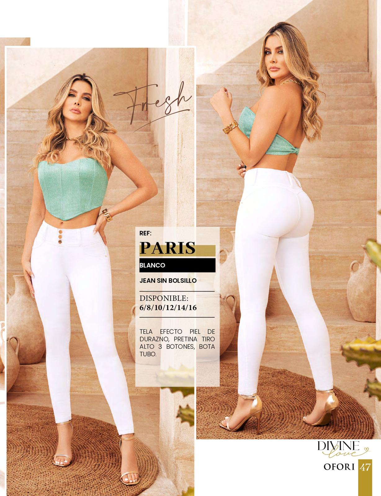 Paris Blanco 100% Authentic Colombian Push Up Jeans - RFE Marketing Ventures