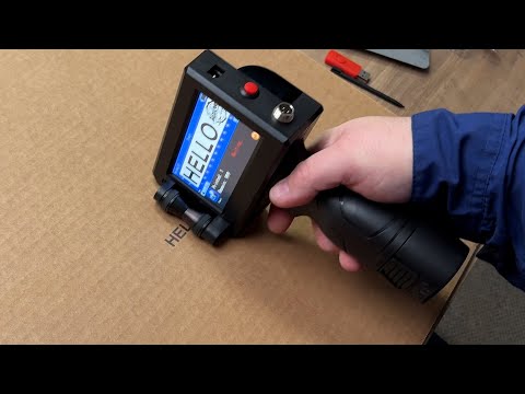 Handheld Inkjet Printer for Quick and Easy Printing on the Go