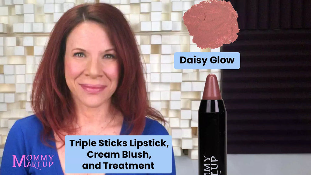 Triple Sticks Lipstick, Cream Blush, and Treatment in Daisy Glow - RFE Marketing Ventures