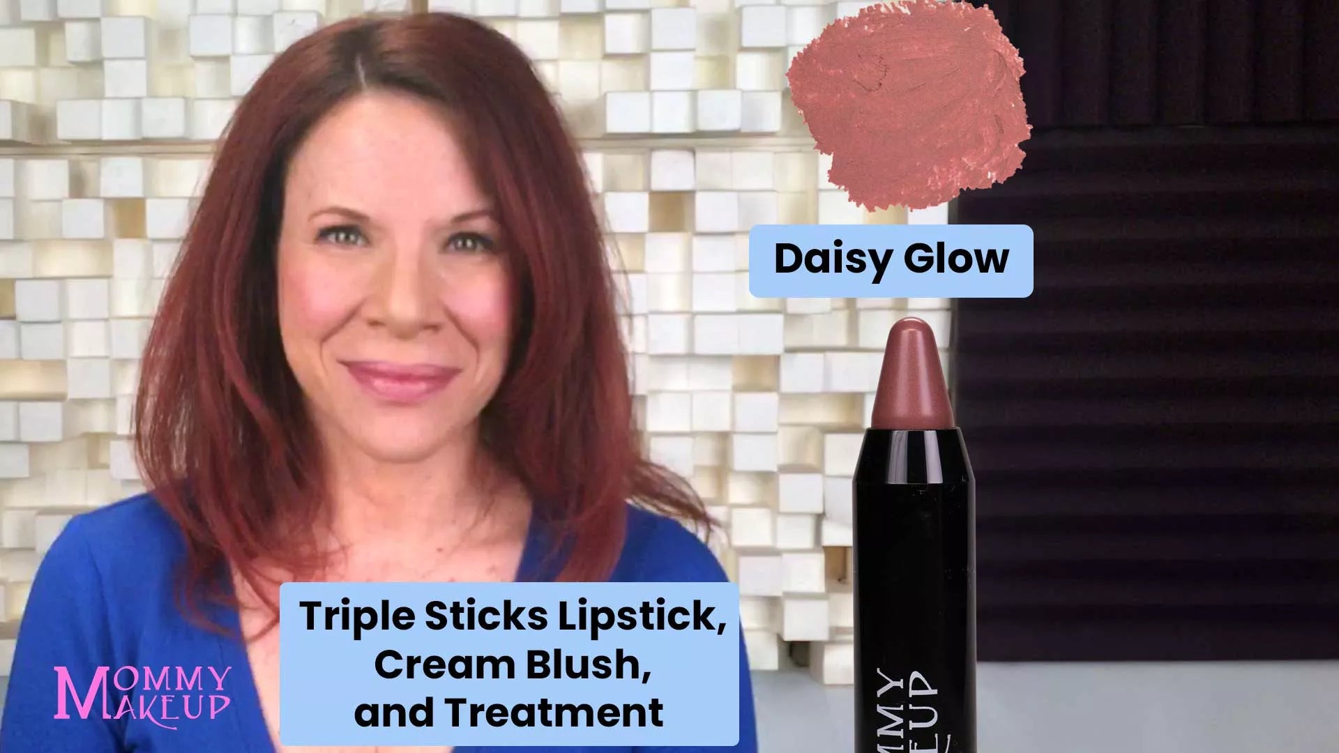 Triple Sticks Lipstick, Cream Blush, and Treatment in Daisy Glow - RFE Marketing Ventures