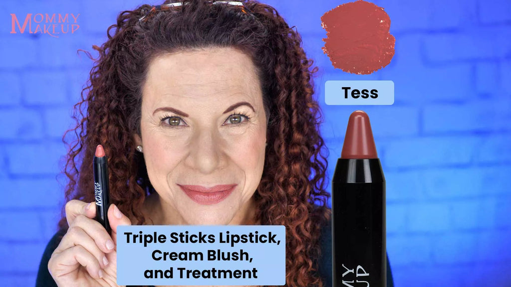 Triple Sticks Lipstick, Cream Blush, and Treatment in Tess - RFE Marketing Ventures