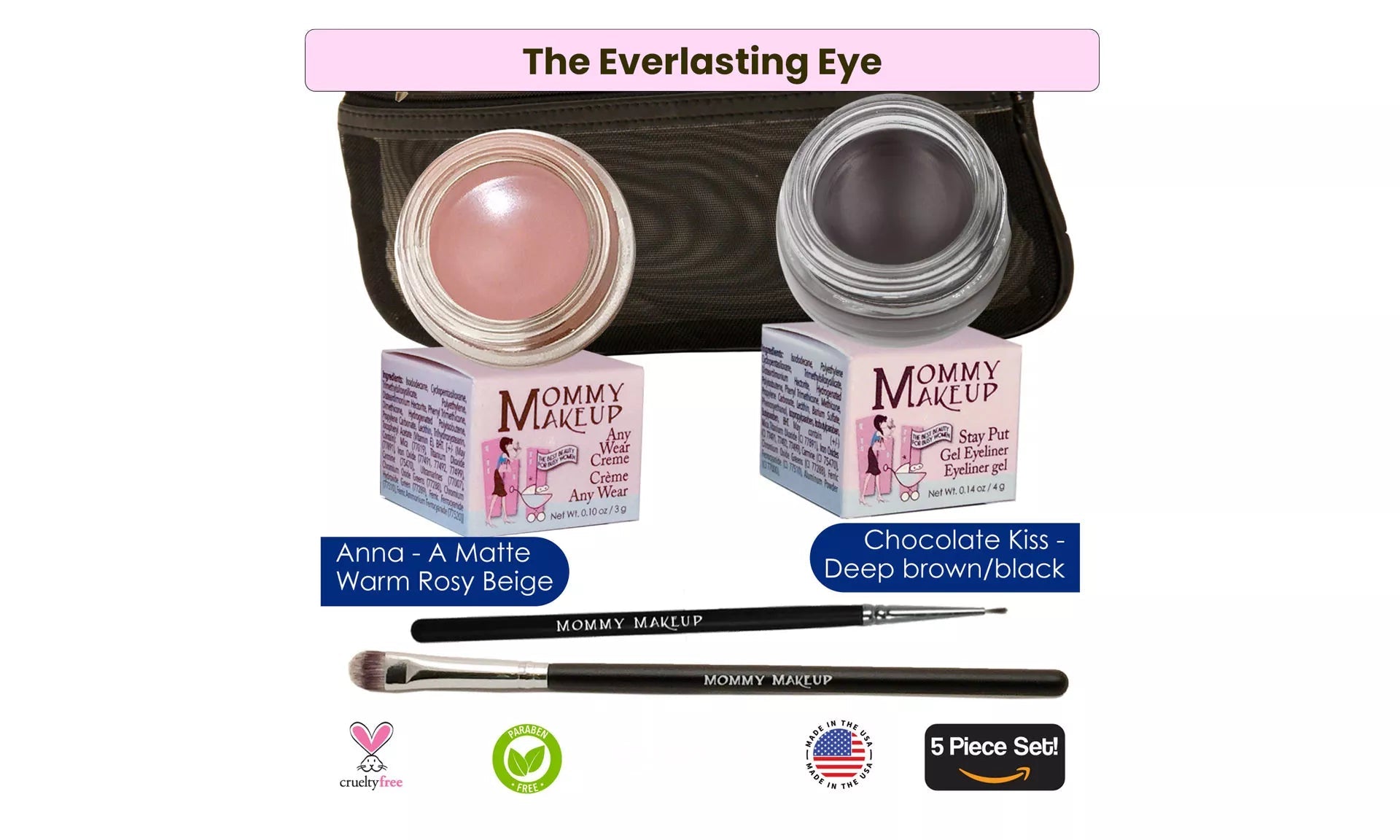Anna Any Wear Creme - A Waterproof Multi-tasking creme to powder product for eyes, cheeks & lips. Can be worn anywhere - RFE Marketing Ventures